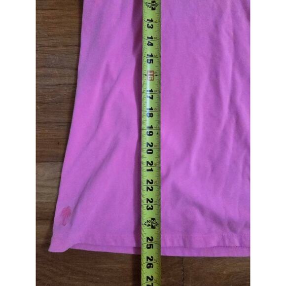 Lilly Pulitzer Pullover T-Shirt Top Short Sleeve Crew Neck Pink Large A001115 - Picture 6 of 7